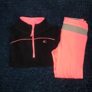 Carters Coral Athlesuire Set - Girls